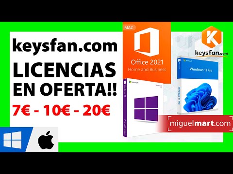 Keysfan.com: CLAVES de Software OEM BARATAS y LEGALES!! 💥 Windows 10 Pro 7€ - 11 Pro10€ - Office 20€