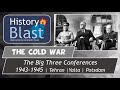 The Big Three Conferences Tehran Yalta Potsdam WW2 Ends Cold War Begins