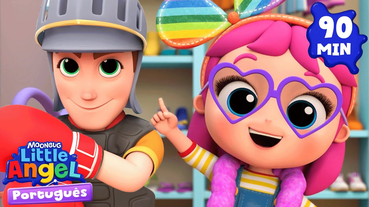 A princesa Jill e o papai 🧁 Little Angel Brasil | Músicas Infantis em Português