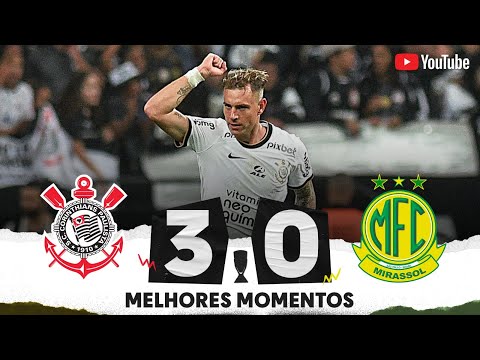 Gols e lances de Corinthians x Mirassol