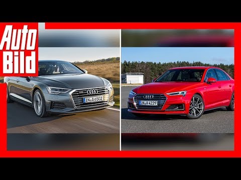Audi A6 gegen Audi A4 Facelift (2018/2019) Vorschau/Details