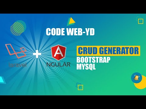 Laravel + Angular + My SQL Auto Crud Generator