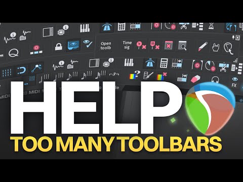 A trick to expand and collapse toolbars in REAPER