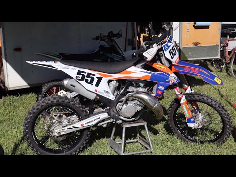2020 KTM 125sx - First Ride and Holeshot Install