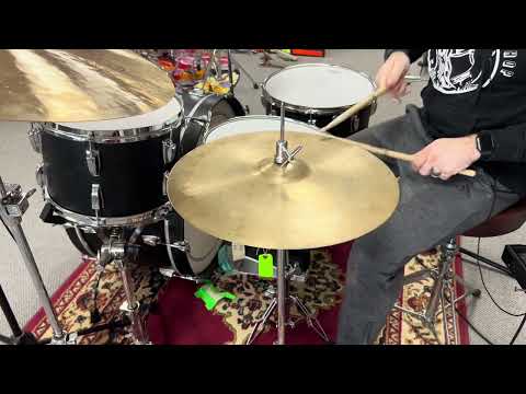 1950s Zildjian A 15" Thin Hi Hat Cymbals 938g 994g