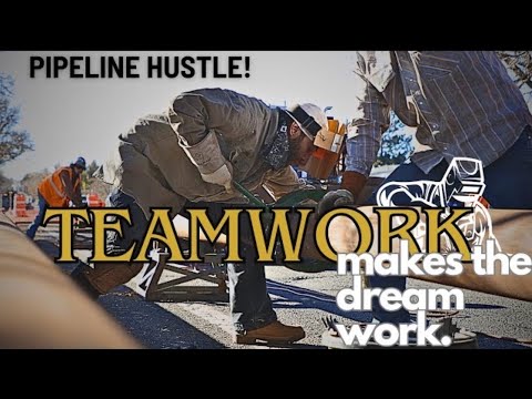 Pipeline Hustle ✨in the field teamwork