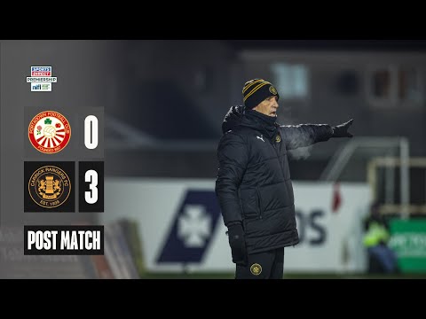 POST MATCH | Portadown 0 - 3 Carrick Rangers