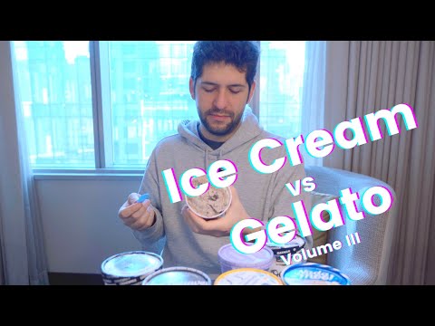 American ice cream vs Italian gelato: vegan ice cream brands and recipe formulation