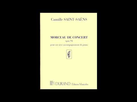 Saint-Saens Morceau de Concert (A=440) "Karaoke - Accompaniment"