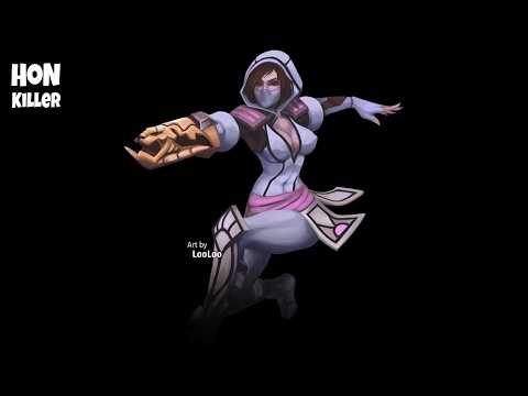 HoN 4.0.3 Silhouette Gameplay - Dextress - Legendary