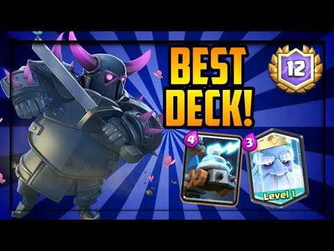 12 WINS IN GRAND CHALLENGE WITH NEW PEKKA DECK | BEST 12 WINS DECK | Clash Royale