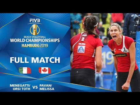 Menegatti/Orsi Toth vs. Pavan/Melissa - Full Match | Beach Volleyball World Champs Hamburg 2019