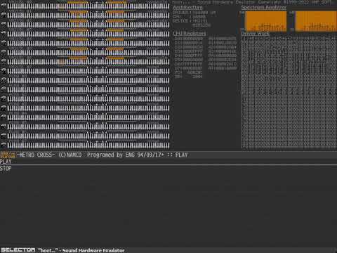 METRO CROSS bgm .mdx (X68000 YM2151 cover, emulated)