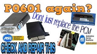 OBD Code p0601 Guide to Repair