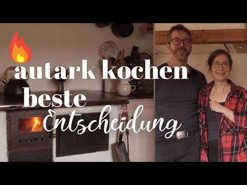 Holzherd 🔥 kochen ohne Strom 🍲 unsere beste Entscheidung! Holzofen Küchenhexe