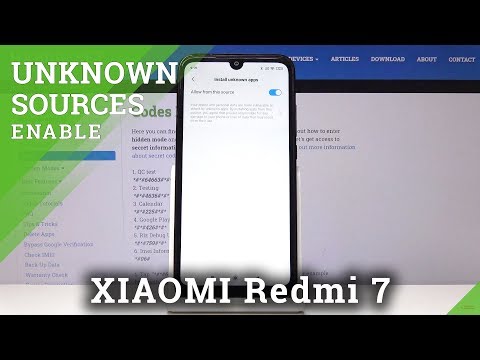 XIAOMI Redmi 7 Allow Installation Apps from Unknown Sources