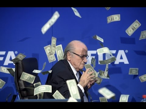 FIFA Chief Sepp Blatter gets 'dollar-dollar billz' treatment
