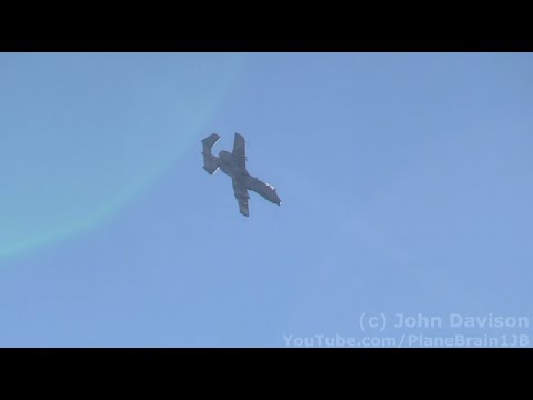 Warren Grove Range (3/3/2021) - A-10's Strafe & Brief F-16 Night Glow