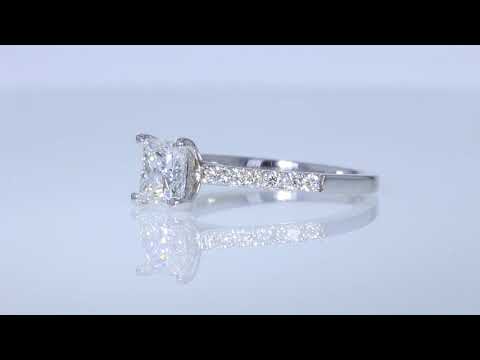 1.25CT Princess Diamond Engagement Ring GIA Cert D/VS2 Appr $14K+ $4995