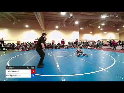 45 Lbs Rr Rnd 2 - Tommy Rowlands, Ohio Vs Blu Stephens, Sanderson Wrestling Academy 1527