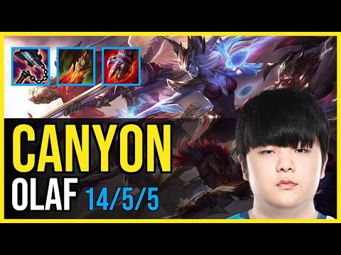 Canyon - OLAF vs. TALIYAH Jungle | KR Challenger