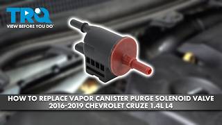How to Replace Vapor Canister Purge Solenoid Valve 2016-2019 Chevrolet Cruze 1.4L L4