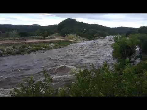CRECIDA IMPRESIONANTE HOY del RÍO en CRUZ DE CAÑA, CÓRDOBA, Argentina.#cruzdecaña
