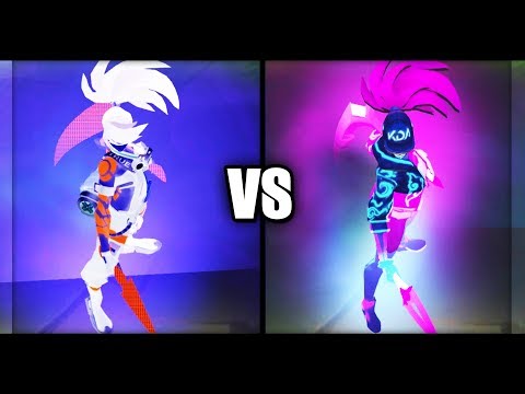 True Damage Akali vs KDA Akali Epic Skins Comparison (League of Legends)