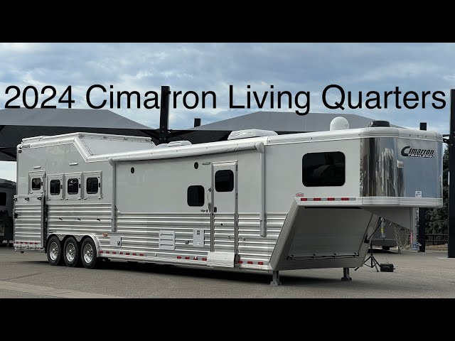 Preview image of 2024 Cimarron Norstar 4 Horse Living Quarters By Outlaw youtube video