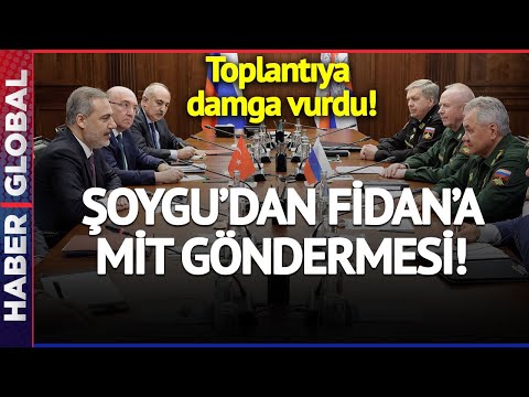Şoygu'dan Hakan Fidan'a "MİT" Sözleri! Toplantıya Damga Vurdu