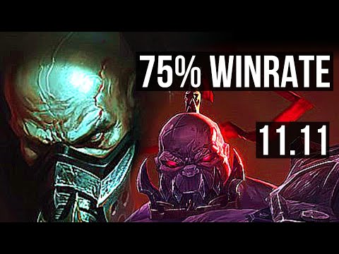 URGOT vs SION (TOP) | 75% winrate, 10/1/6, Legendary | EUW Master | v11.11