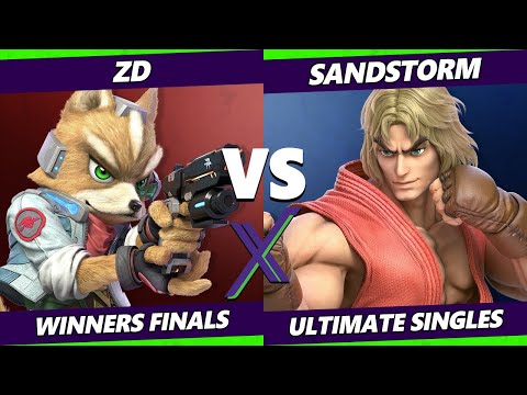 S@X 452 Winners Finals - ZD (Fox, Wolf) Vs. Sandstorm (Ken) Smash Ultimate - SSBU