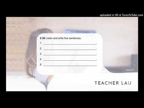 4B 2.38 Pronunciation: linking and sentence stress