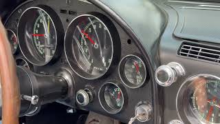 1967 Corvette Convertible 427/390 Instrument Ride Along 3