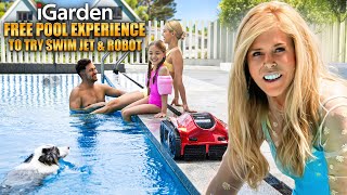 iGarden Swim Jet and iGarden Pool Cleaner K Pro 150 at Home Experience for FREE | Try for Free