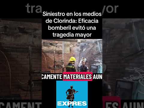 Siniestro en los medios de Clorinda: Eficacia bomberil evitó una tragedia mayor