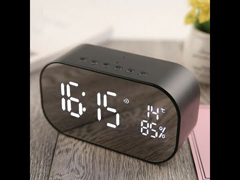 Yayusi S2 portable speaker - FM radio - clock - USB MP3 music player - Mirror -Bluetooth.