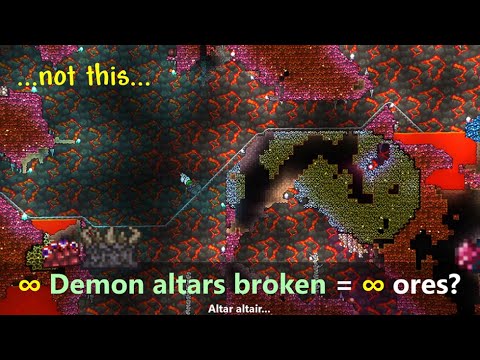 So I've destroyed ∞ Terraria demon altars ─ What would happen?