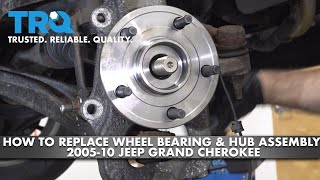 How to Replace Wheel Bearing & Hub Assembly 2005-10 Jeep Grand Cherokee