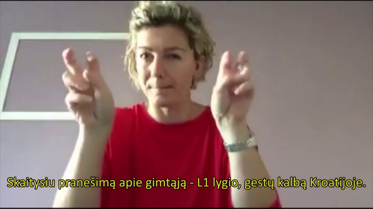 Tarptautinės konferencijos Seime pranešėja Lea Starčevic iš Kroatijos.