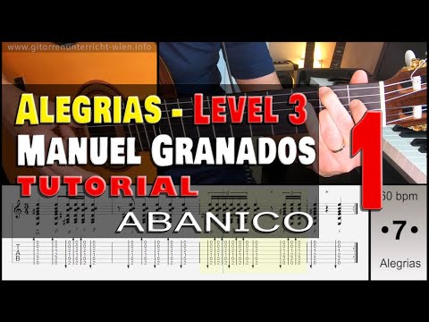 Alegrias Fragments (Manuel Granados) - Level 3, Nr.1 - [Abanico Exercise]