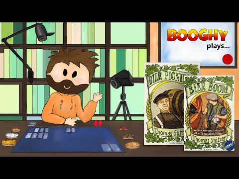 Booghy plays... Bier Pioniere(w.exp)(2p, Exp. Rules, Playthrough, Review)