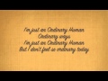 OneRepublic Ordinary Human LYRICS