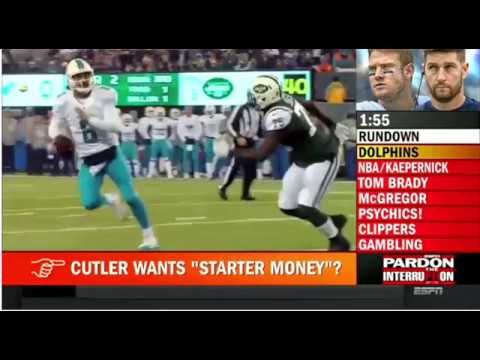 Pardon the Interruption Today 08.04.2017 - Cutler Wants Starter Money