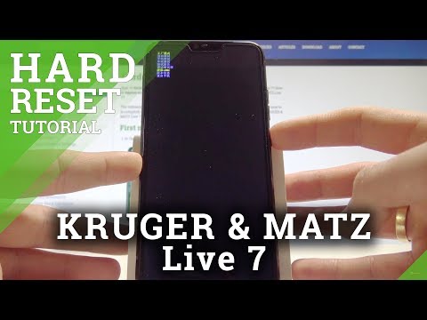 How to Factory Reset KRUGER & MATZ Live 7 Live 7 - Bypass Lock Screen / Clear eMMC