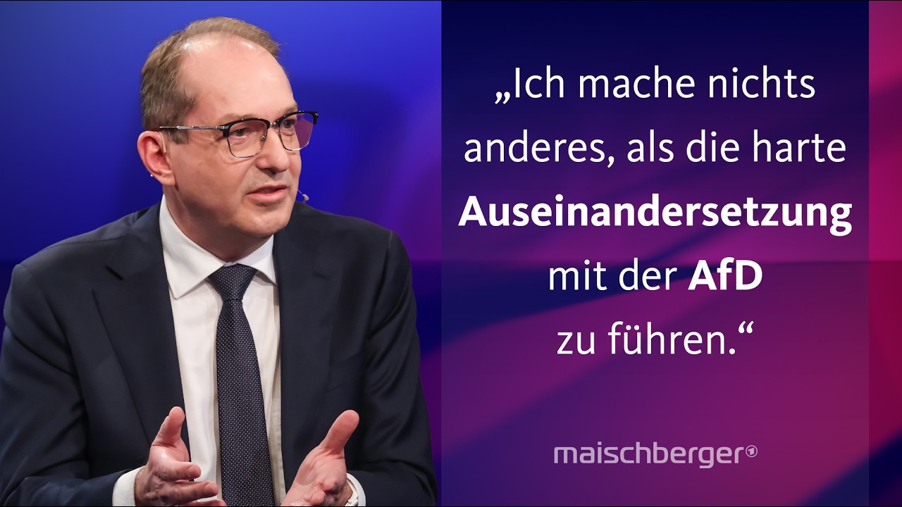 Alexander Dobrindt über Migration, Grenzkontrollen und den Iran-Krieg | maischberger