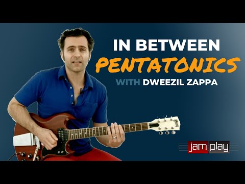 In Between Pentatonics with Dweezil Zappa - Guitar Lesson - JamPlay