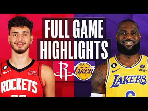 Rockets Fall 140-132 to Lakers in MLK Finale Alperen Sengun Lebron James  Career High - The Dream Shake