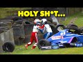 Motorsport Kämpft Aber Sie Geraten Immer Mehr Außer Kontrolle