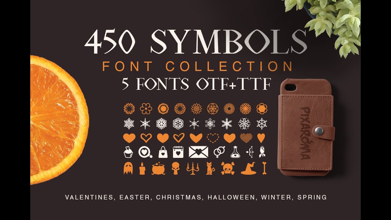 Symbols Font Collection